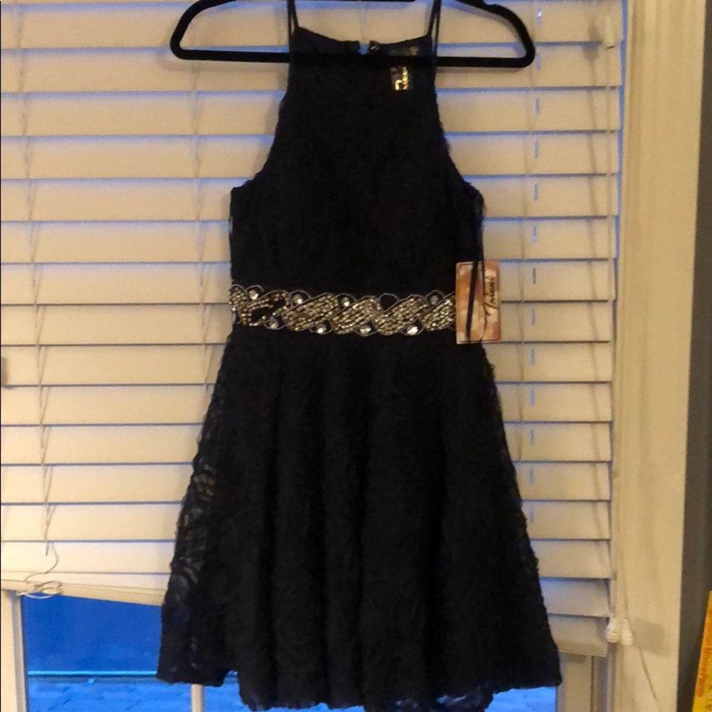 Dillards dress w tag navy